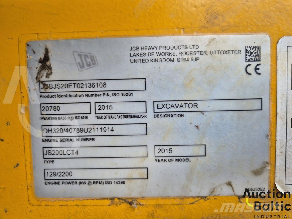 JCB JS 200 LC T4 Bageri gusjeničari