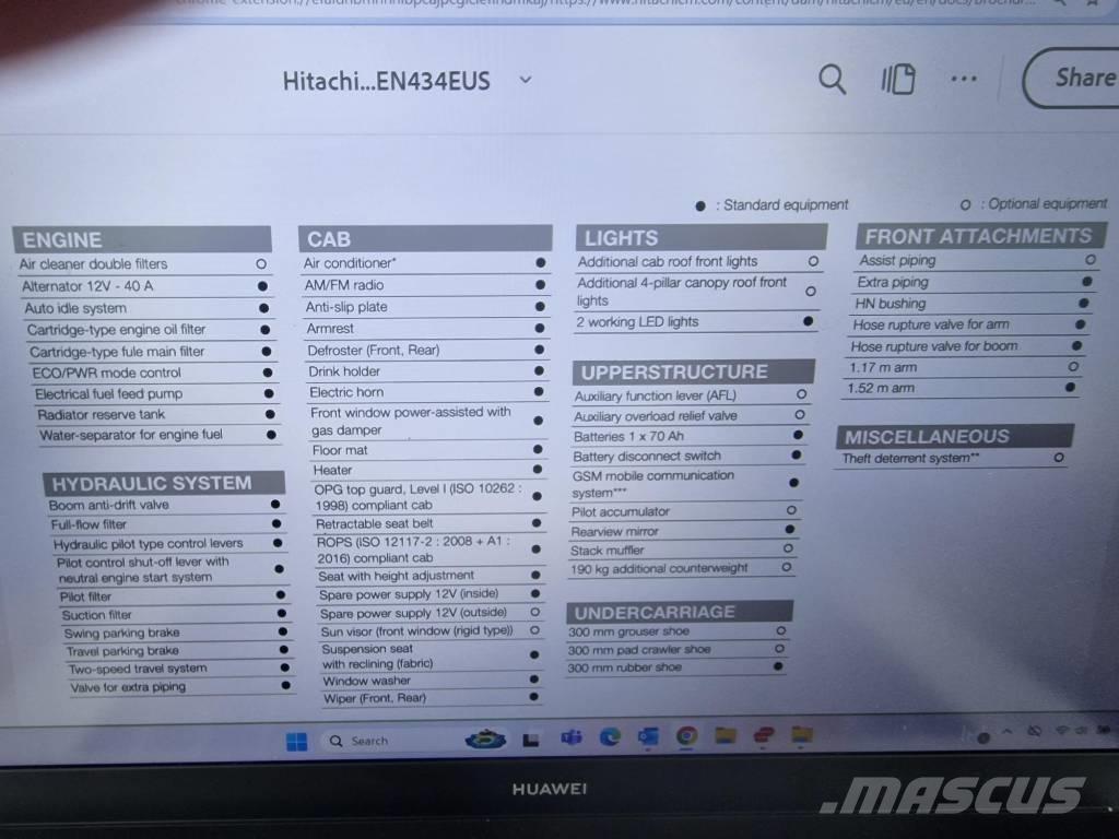 Hitachi ZX 33 U-6 Mini bageri <7t