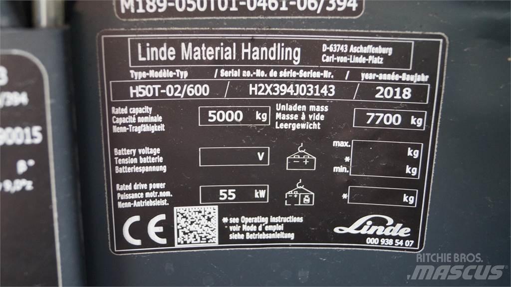 Linde H50T/600 Plinski viličari
