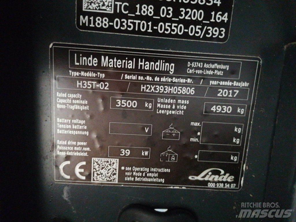 Linde H35T-02 Plinski viličari