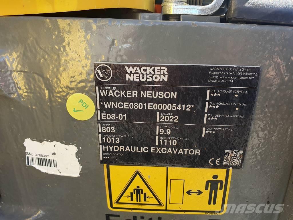 Wacker Neuson 803 Bageri gusjeničari