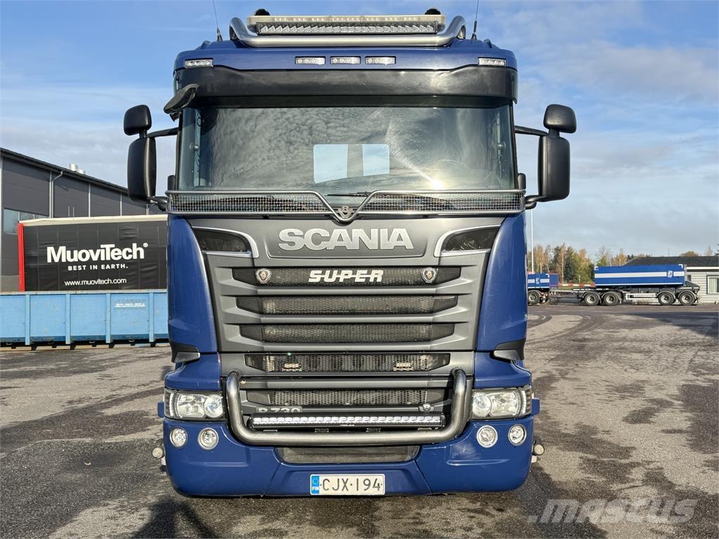 Scania R 730 8X4 Rol kiper kamioni s kukama za dizanje