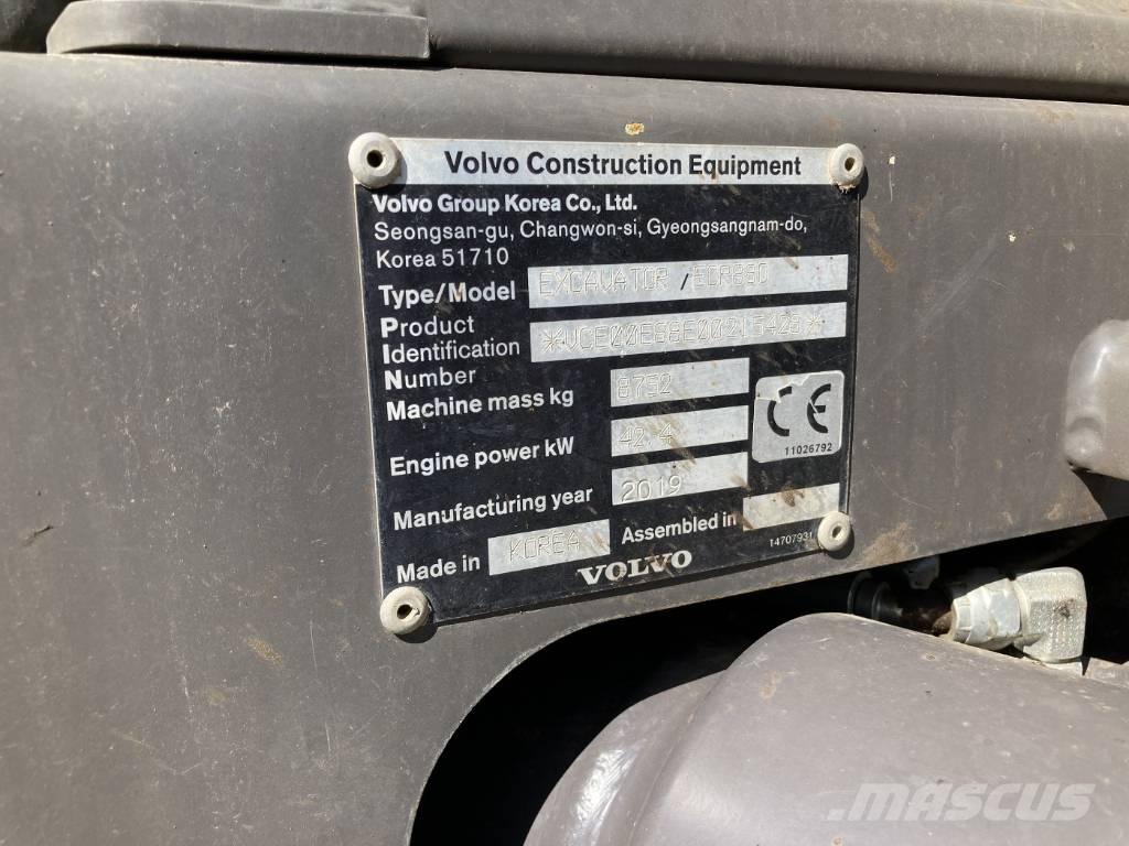 Volvo ECR 88 D Midi bageri 7t – 12t