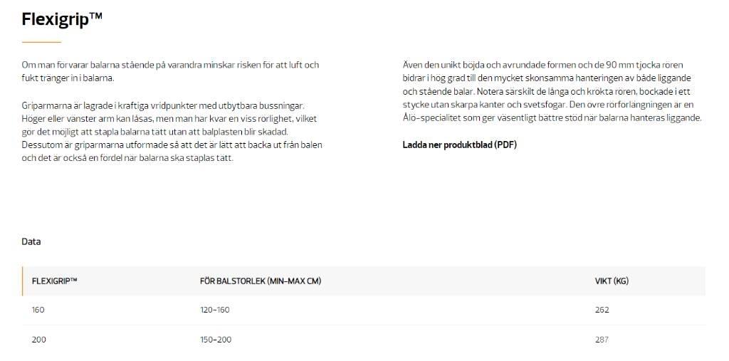 Quicke Flexigrip Priključci za prednji utovarivač