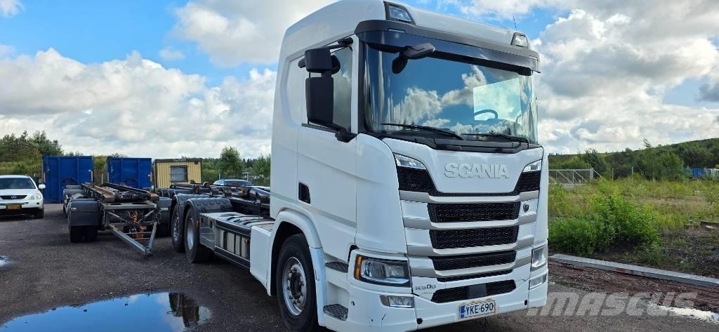 Scania R 500 Rol kiper kamioni s kukama za dizanje