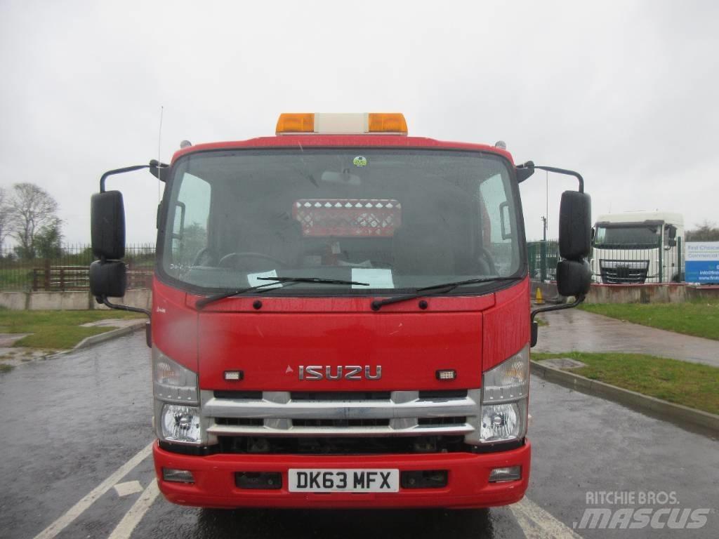 Isuzu N 75.190 Kamioni s ravnim pločom / vitlom