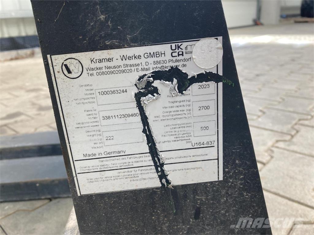 Kramer 1200 mm Priključci za prednji utovarivač