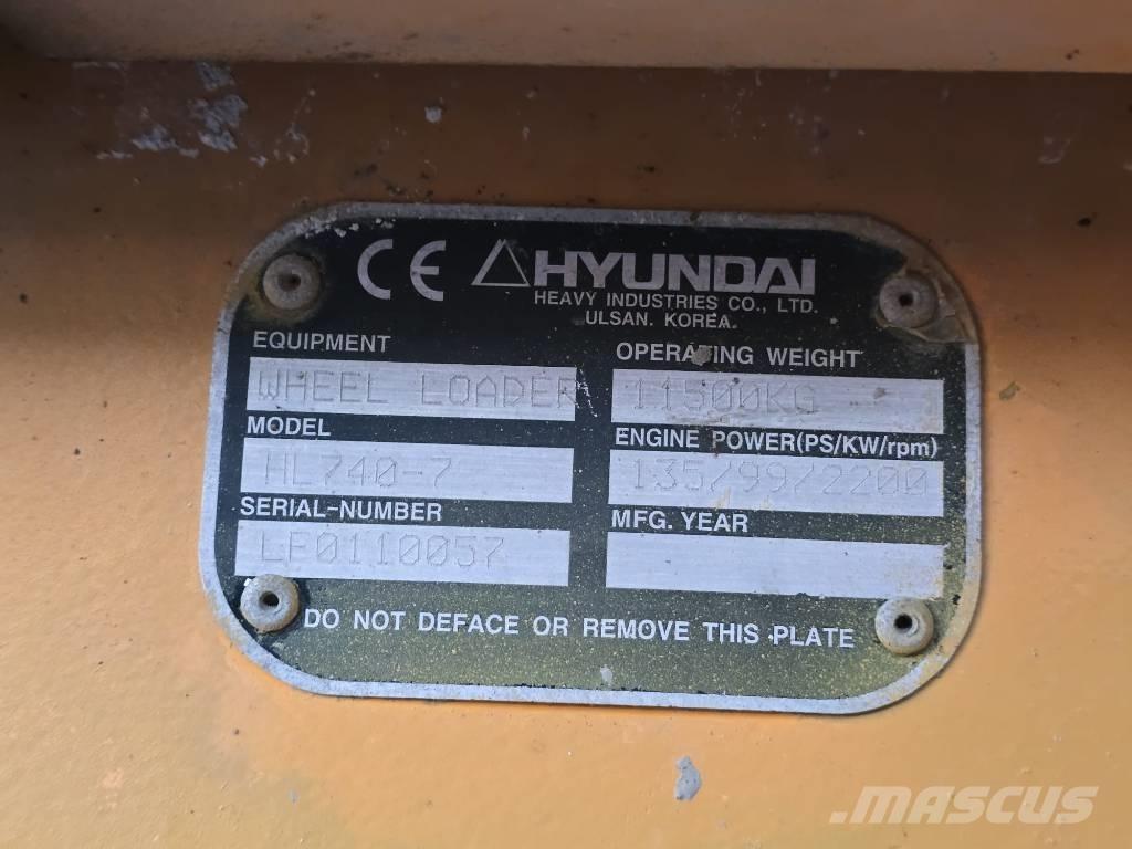 Hyundai 740-7 Utovarivači na kotačima