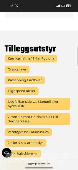 Gigant Gd150 Prikolice za opće namjene