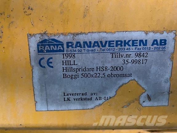 Hill HS8-2000 Rasipači gnojiva