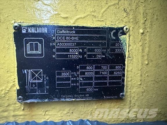 Kalmar DCE80/60HE Dizelski viličari