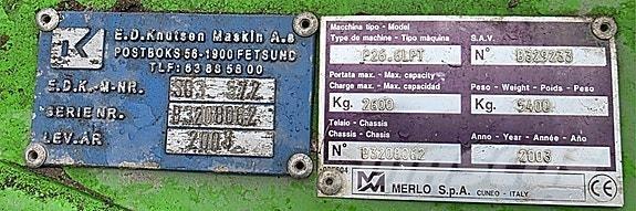 Merlo P26.6LPT Teleskopski viličari