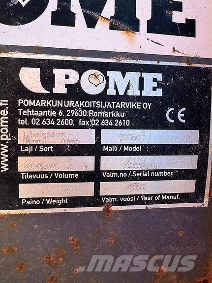 Pome 280 Trima Sniježne daske i  plugovi