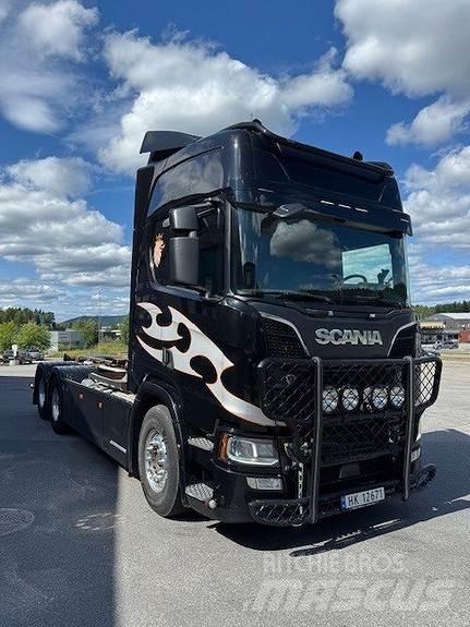 Scania R580LB6X4Nb Demontažnii kamioni za podizanje kabela
