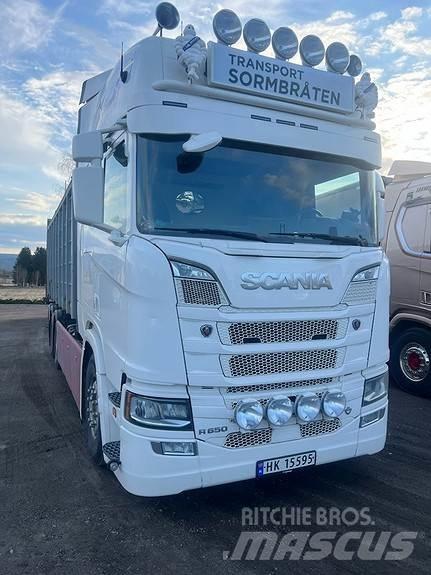 Scania R650B6X2NB Demontažnii kamioni za podizanje kabela