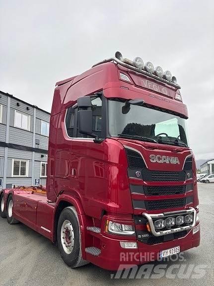 Scania S 580 Demontažnii kamioni za podizanje kabela