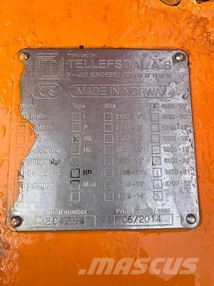 Tellefsdal 4600 H2 Sniježne daske i  plugovi