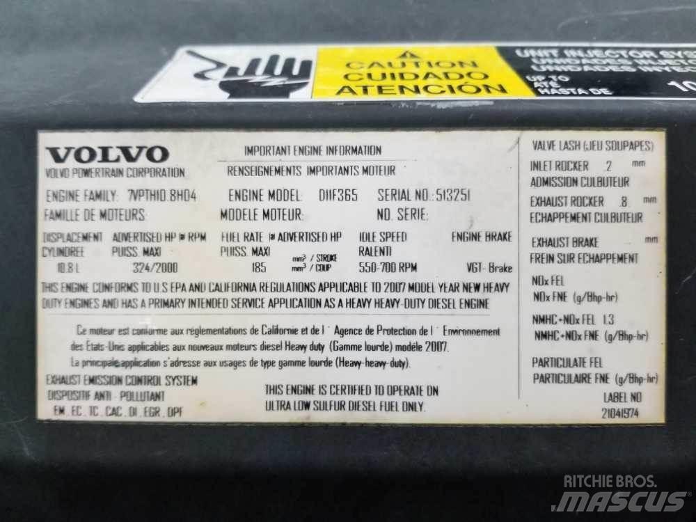 Volvo D11F Motori