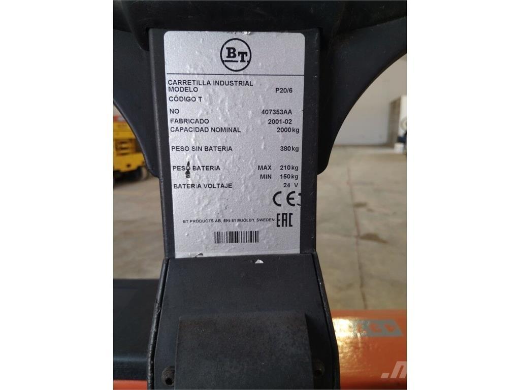 BT P20 Rukovanje materijalom – ostalo