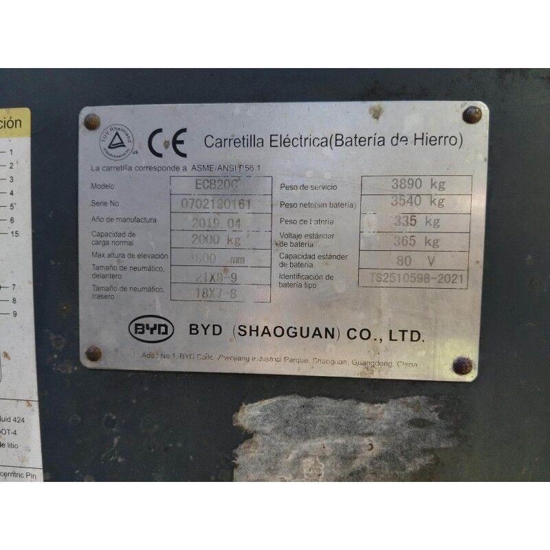 BYD ECB200C Električni viličari