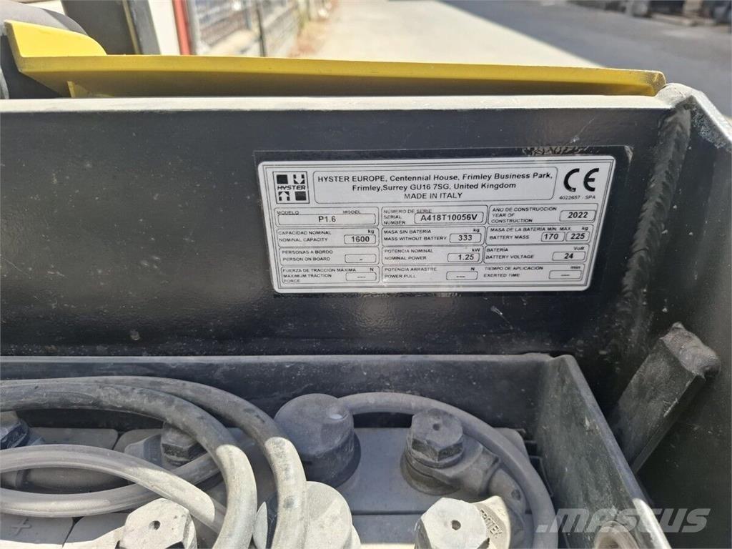 Hyster P1.6 Rukovanje materijalom – ostalo