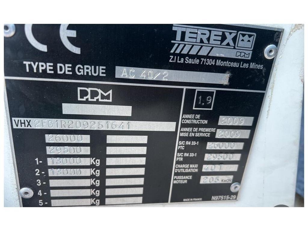 Terex AC40 Rabljene dizalice za težak teren