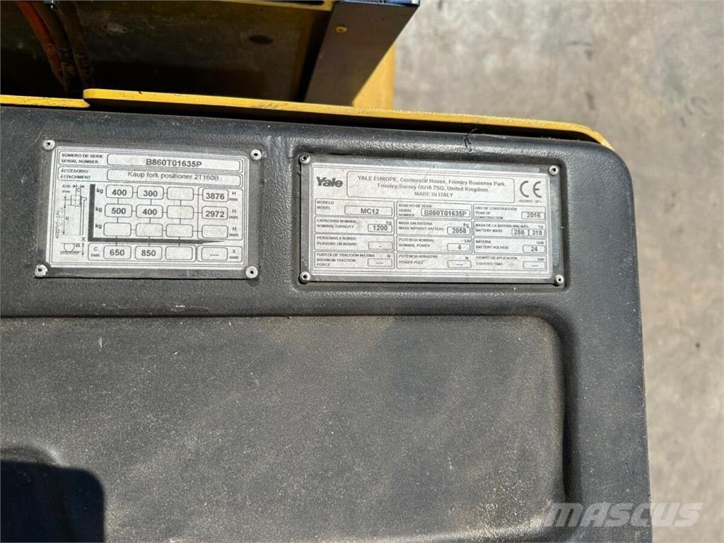 Yale MC12 Rukovanje materijalom – ostalo