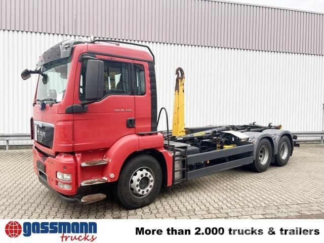 MAN TGS 26.440 6X4 BL Rol kiper kamioni s kukama za dizanje