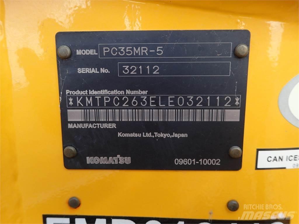 Komatsu PC35MR-5 +1 Bageri gusjeničari