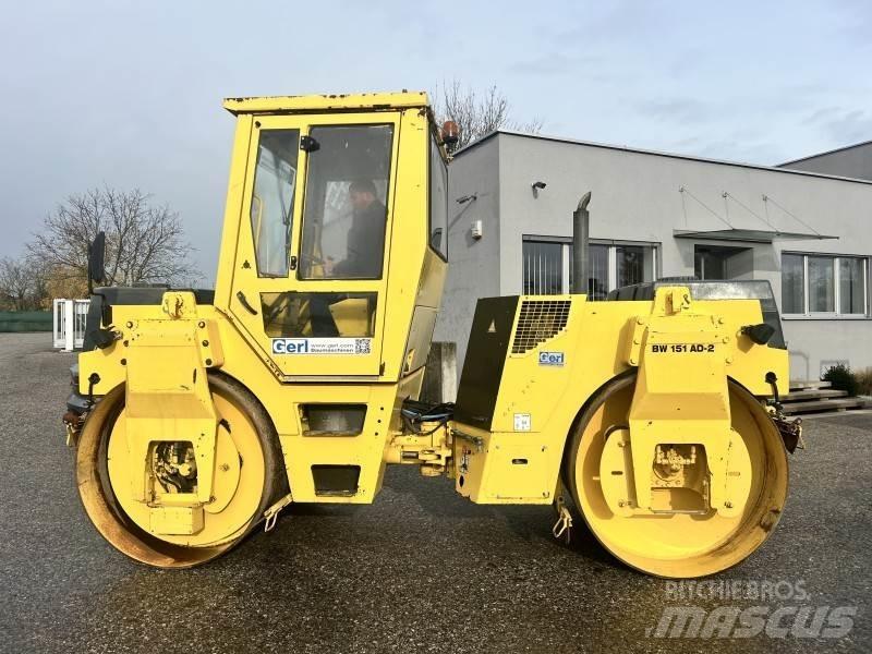 Bomag BW 151 AD-2 Valjci sa dvojnim bubnjem