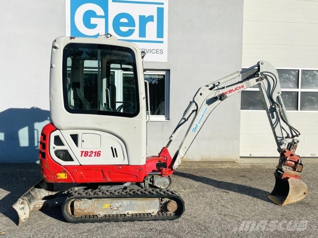 Takeuchi TB216 Mini bageri <7t