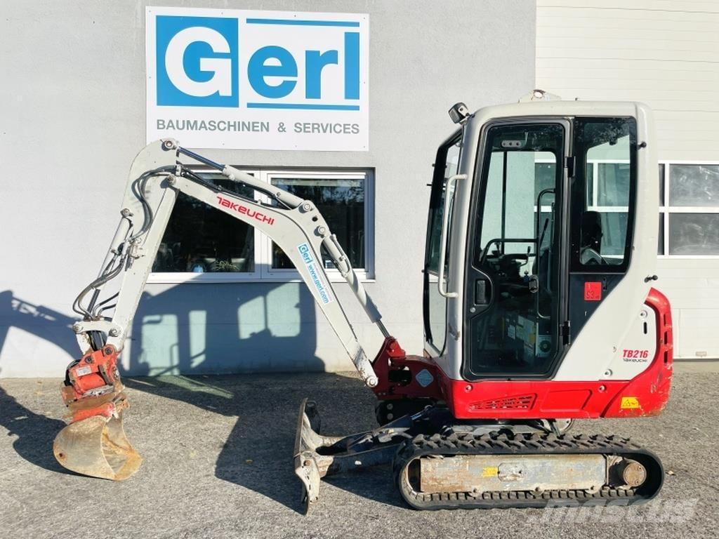 Takeuchi TB216 Mini bageri <7t