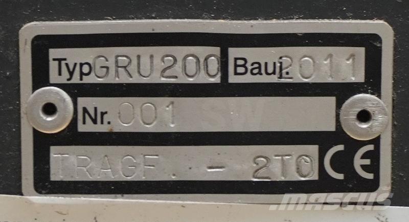 Gruma GRU 200 Ostali priključci i komponente