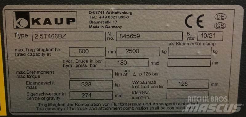 Kaup 2,5T466BZ Ostali priključci i komponente