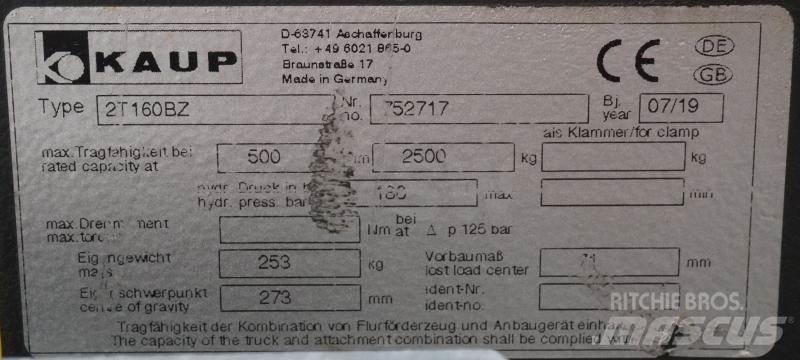 Kaup 2T160BZ Ostali priključci i komponente
