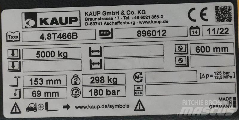 Kaup 4,8T466B Ostali priključci i komponente