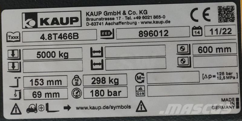 Kaup 4,8T466B Ostali priključci i komponente