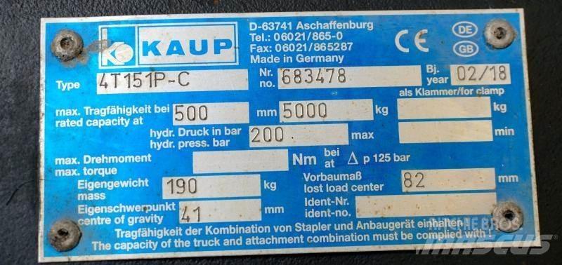 Kaup 4T151P-C Ostali priključci i komponente