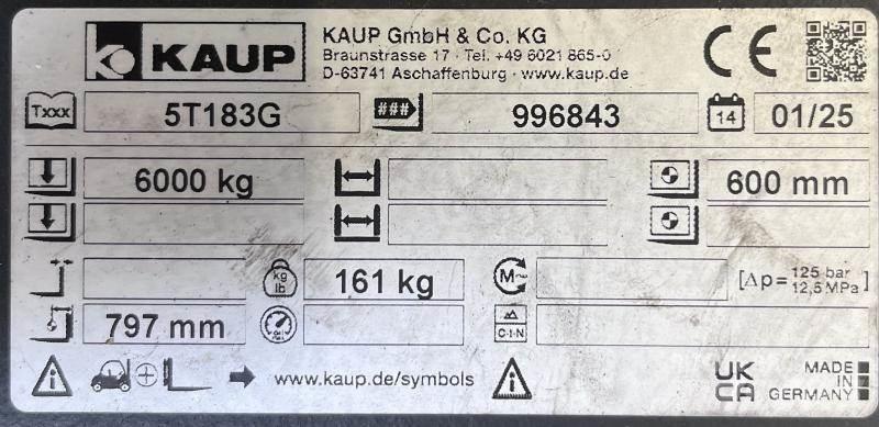 Kaup 5T183G Ostali priključci i komponente