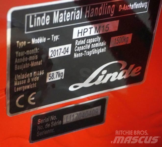 Linde HPT M 15 Ručni paletni viličar