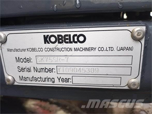 Kobelco SK75SR-7 Bageri gusjeničari