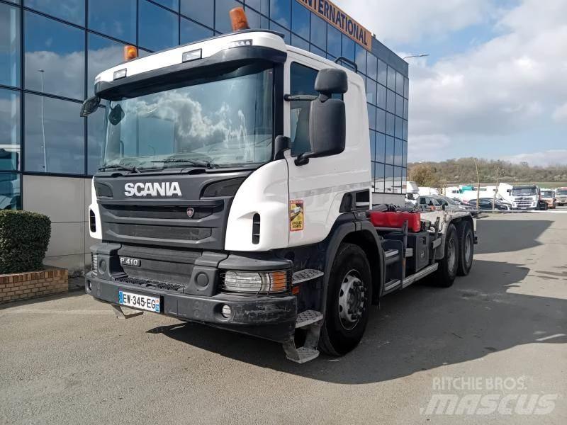 Scania P 410 Demontažnii kamioni za podizanje kabela