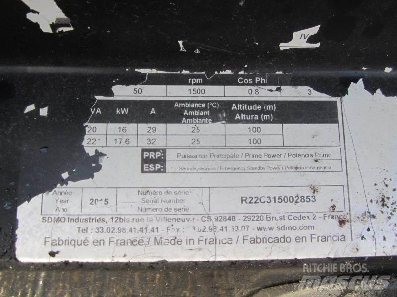 Sdmo R22 Dizel agregati