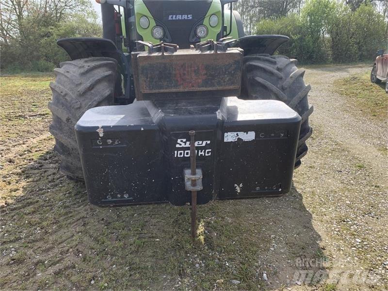  Suer 1000 kg. Prednji utegovi