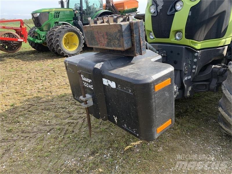  Suer 1000 kg. Prednji utegovi