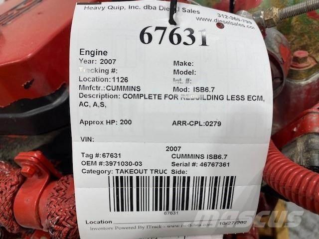 Cummins ISB6.7 Motori