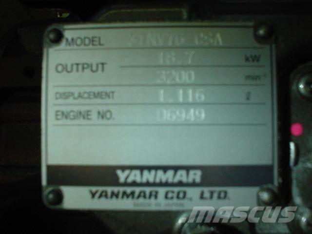 Yanmar 3TNV76-CSA Motori