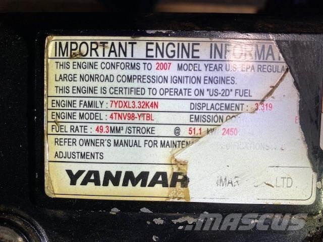 Yanmar 4TNV98-YTBL Motori