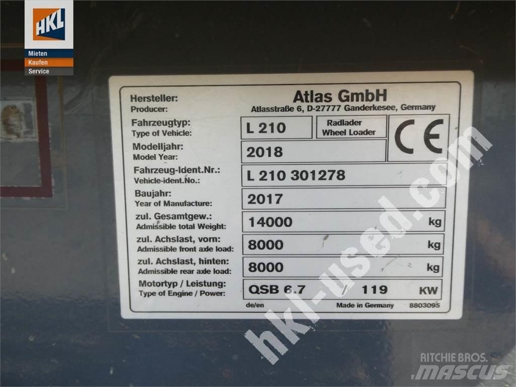 Atlas L 210 Utovarivači na kotačima