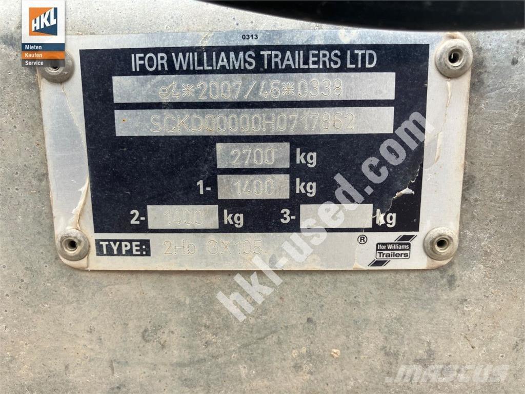 Ifor Williams GX 105 Građevinarstvo – ostalo